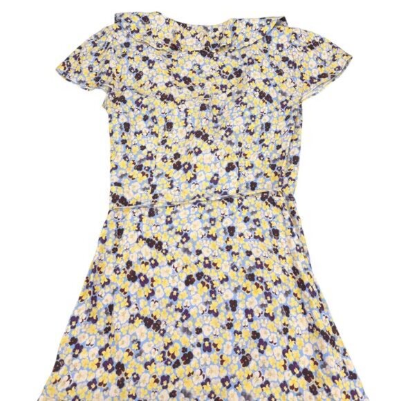 Aritzia Sunday Best Buttercup Wrap Mini Dress Size XS - Picture 8 of 8